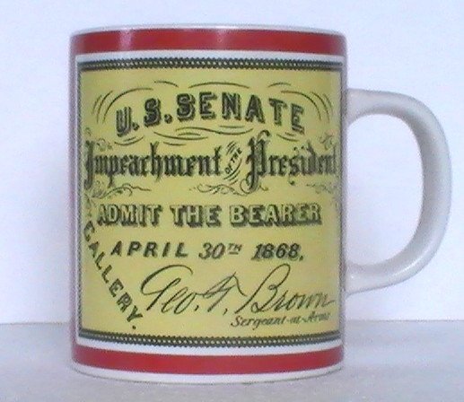 Coffee Mug Impeachment of the President 8 oz 