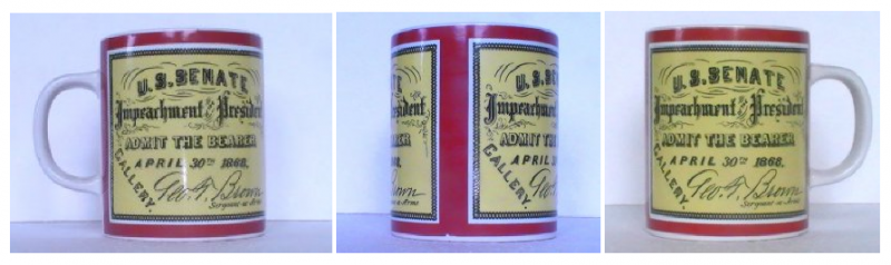 Vintage Coffee Mug Impeachment of the President 1974 8 Oz