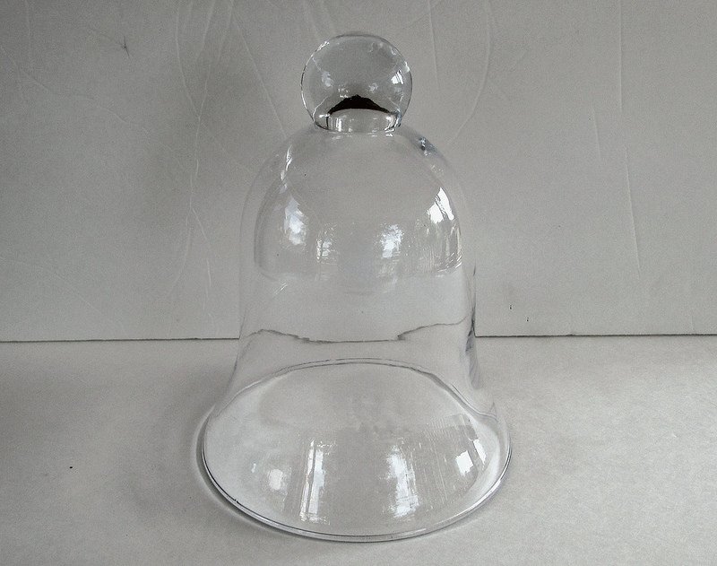 Hanging Candle Holder / Vase 9 x 6.75 XL Bell with Knob Homco OOS