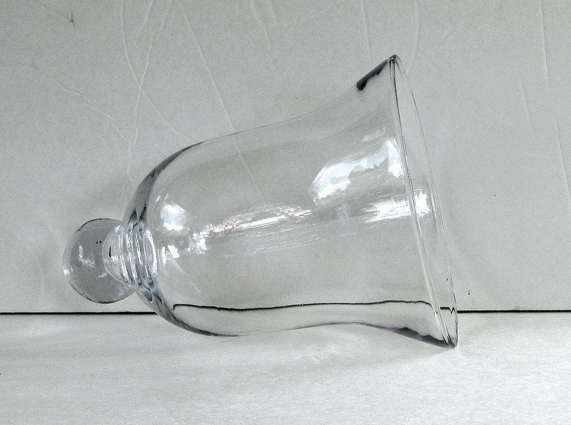 Hanging Candle Holder / Vase 9 x 6.75 XL Bell with Knob Homco OOS