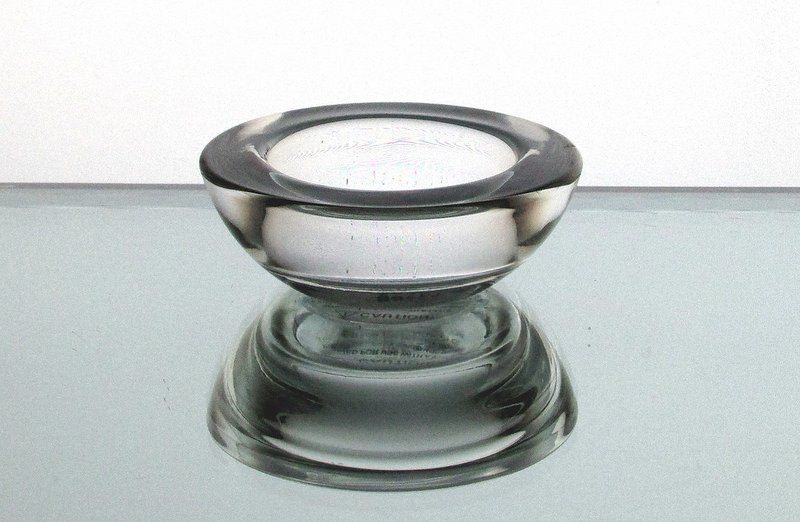 Crystal Tealight Holder for Stand with 2.75 inch ring or Tabletop