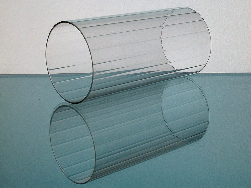 Hurricane Shade Sleeve Cylinder Clear 6.25 x 3 1/8 Paneled