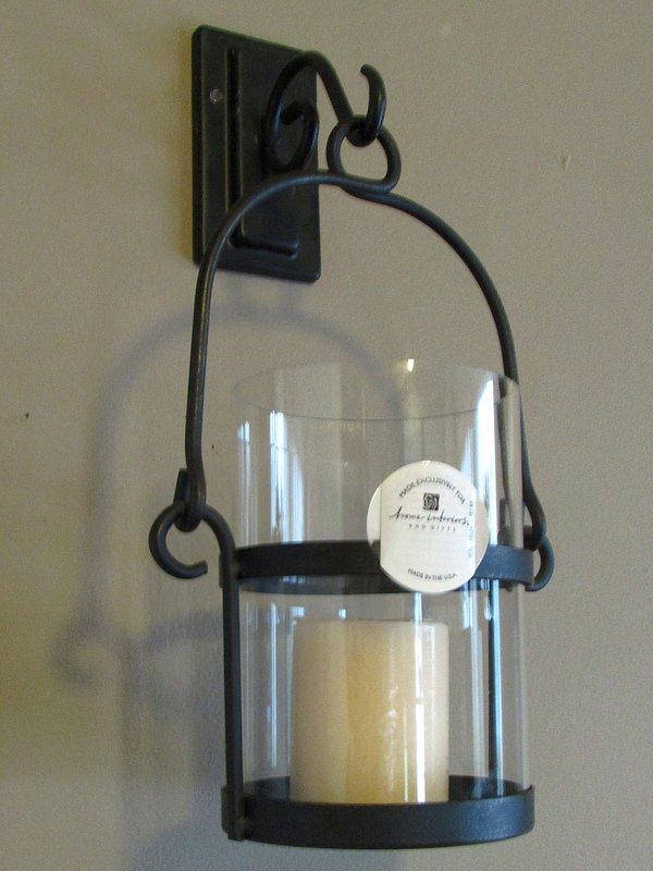 Home Interiors Wrought Iron Wall Sconce Candle Holder ... Home Interiors Wrought Iron Wall Sconce Candle Holder ... on Iron Wall Sconces For Candles id=22948