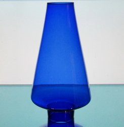 Hurricane Shade 2 inch fitter x 8.5 x 2 top rim Cobalt Blue