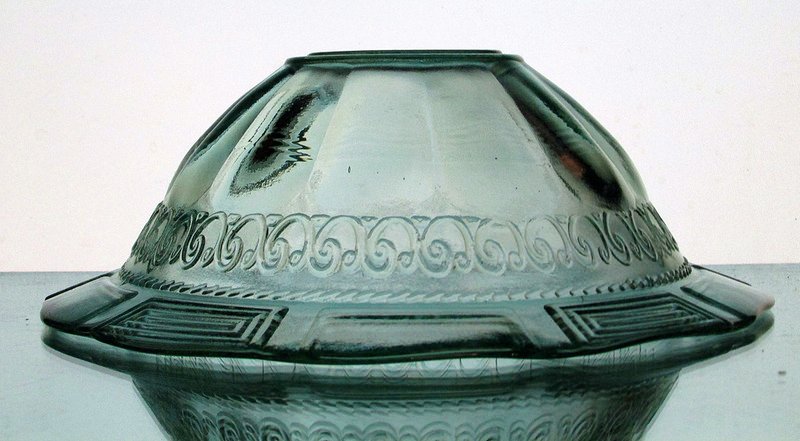 Hanging Candle Bowl 7.75 x 2.75 Grecian Pale Green