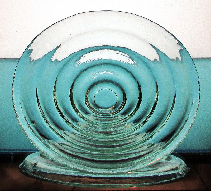 Hanging Candle Holder Tiered Bowl 8 x 2.5  Pale Green