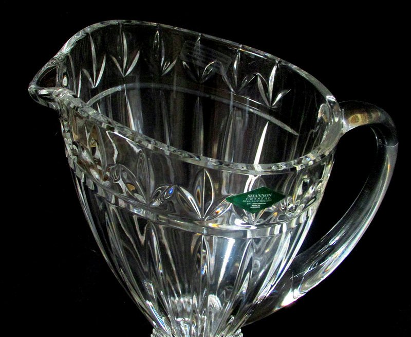 Olympia Lead Crystal Pitcher Shannon by Godinger 5479