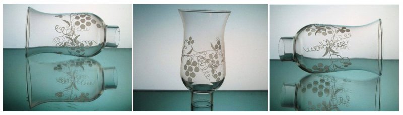 Hurricane Shade Grape Clusters 1 5/8 inch fitter x 5.75 with 7/8 inch neck