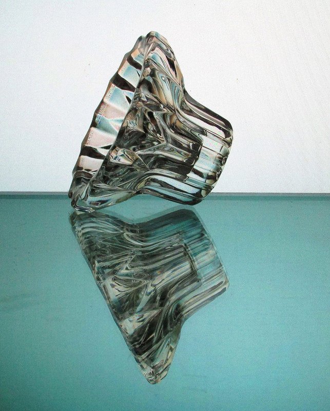 Hanging Candle Holder Heavy Crystal 3.25 x 2