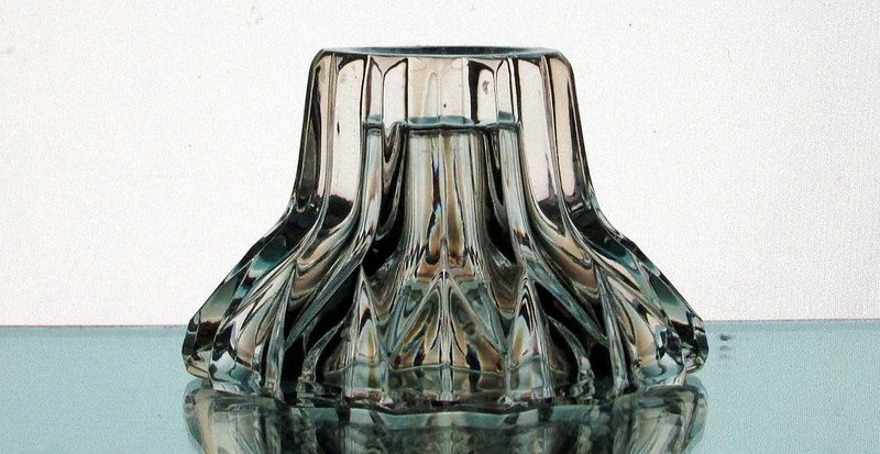 Hanging Candle Holder Heavy Crystal 3.25 x 2