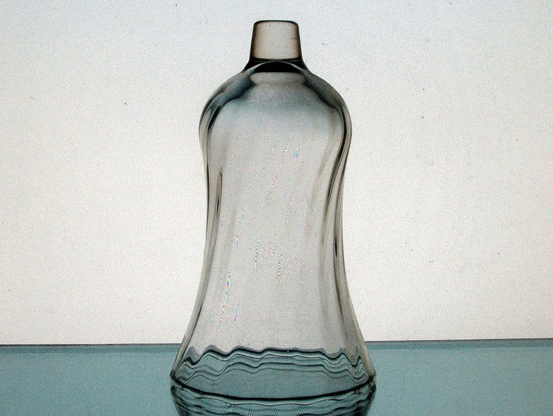 Home Interiors Peg Votive Candle Holder Swirled Pattern Clear