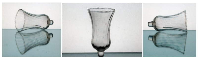 Home Interiors Peg Votive Candle Holder Swirled Pattern Clear