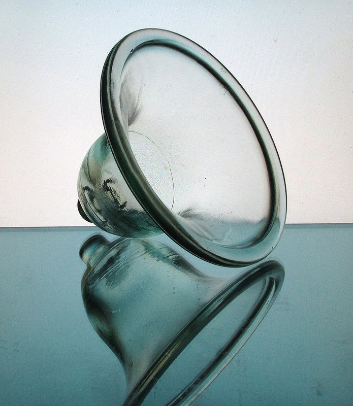 Hanging Candle Holder 7 7/8 x 6 Mexican Coke Glass Heavy HCH085