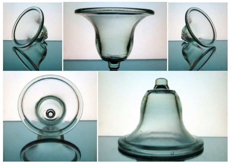 Hanging Candle Holder 7 7/8 x 6 Mexican Coke Glass Heavy HCH085