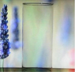 Hurricane Shade Sleeve Cylinder 9 7/8 inches tall x 4.5 Hand Blown Clear Glass