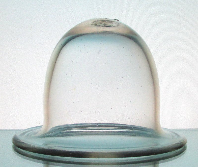 Hanging Candle Holder Wide Flat Rim Clear 6 1/8 x 4.75 HCH109 OOS