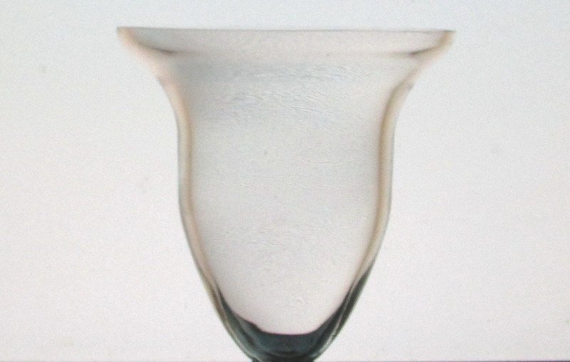 Hanging Candle Holder / Vase 4.75 x 5 Heavy Glass Flared Rim HCH011