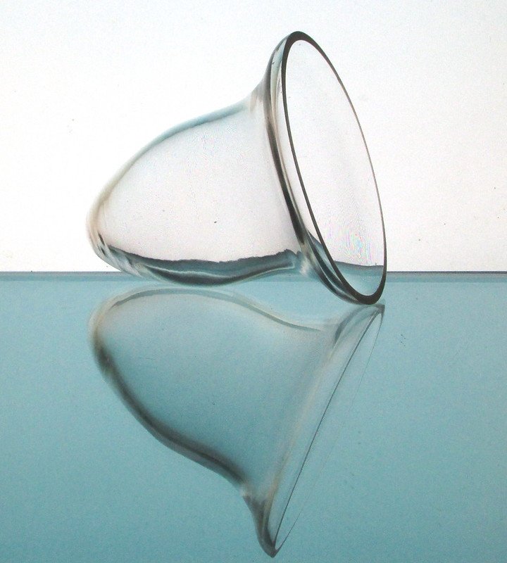Hanging Candle Holder / Vase 4.75 x 5 Heavy Glass Flared Rim HCH011