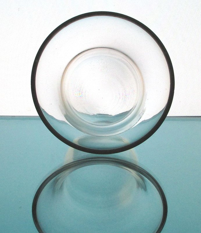 Hanging Candle Holder / Vase 4.75 x 5 Heavy Glass Flared Rim HCH011