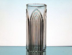 Hurricane Sleeve Heavy Glass Gothic Crystal 7 1/8 x 3.25