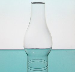 Hurricane Shade 3 inch Fitter x 8.5 x 2 Clear Bulbous 4 inches w (RESERVED)