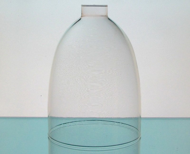 Glass Lamp Shade 1.75 inch fitter x 6 x 8 Pop Bottle