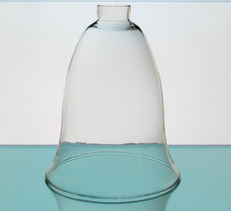 Glass Lamp Shade 1.75 inch fitter x 7 x 8.5 Flared Rim