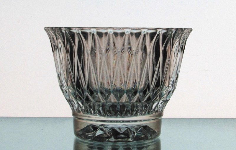 Hanging or Table Top Candle Holder 3 7/8 x 3 Clear Crystal HCH126