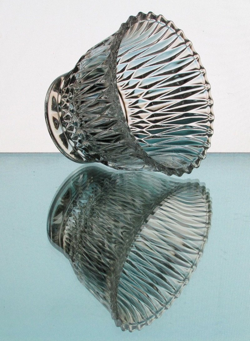 Hanging or Table Top Candle Holder 3 7/8 x 3 Clear Crystal HCH126