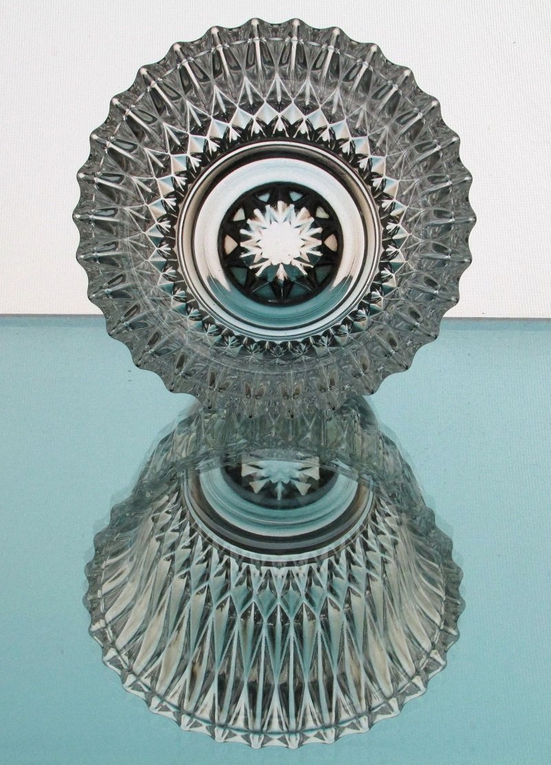 Hanging or Table Top Candle Holder 3 7/8 x 3 Clear Crystal HCH126