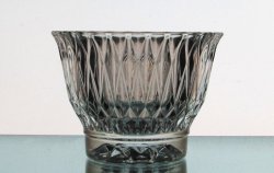 Hanging or Table Top Candle Holder 3 7/8 x 3 Clear Crystal HCH126