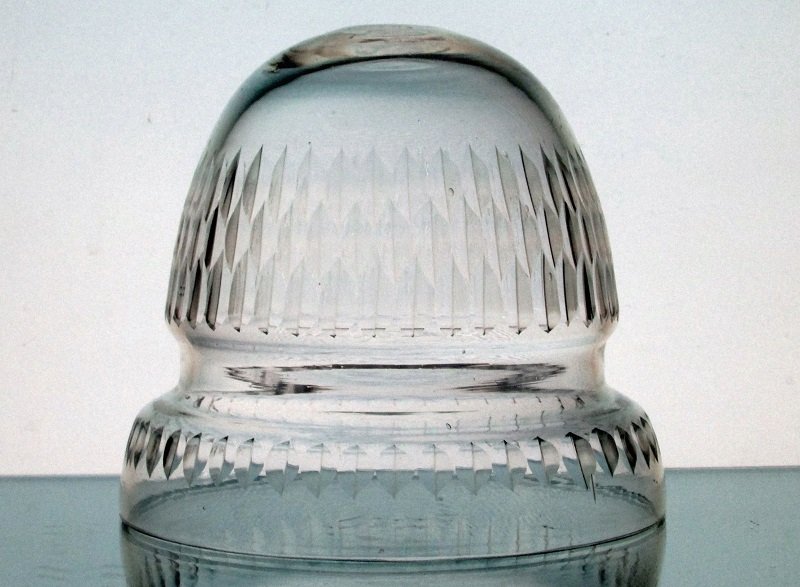 Hanging Candle Holder 5 x 5 5/8 Cinched with Beveled Design HCH131
