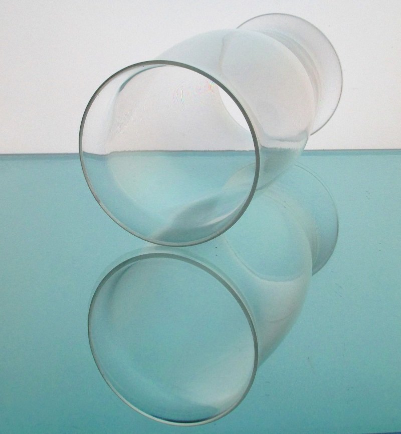 Hurricane Lamp Shade Cylinder 3 3/8 x 7 5/8 x 3 3/16 Open Ended Clear HLS002