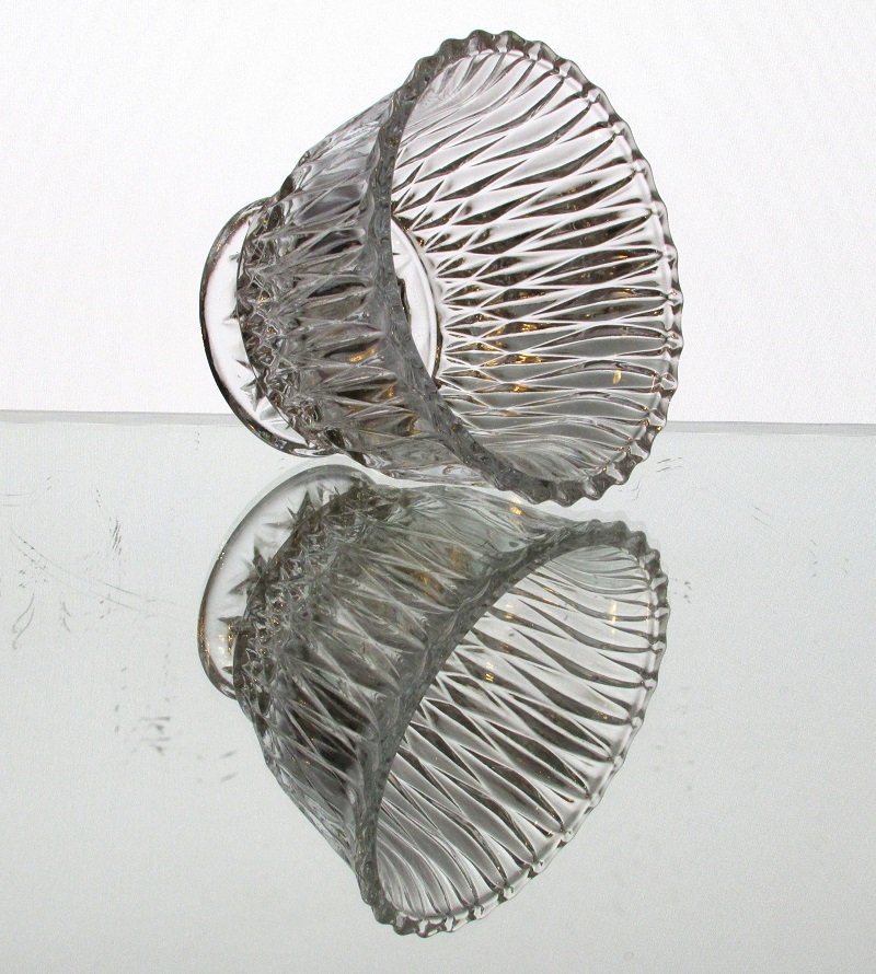 Hanging or Table Top Candle Holder 3.75 x 2.75  Clear Crystal HCH139