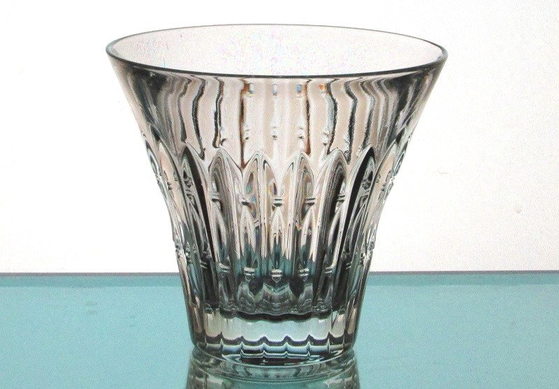 Hanging Candle Holder Crystal Cut Swords Heavyweight 4 1/8 x 3.75 HCH141