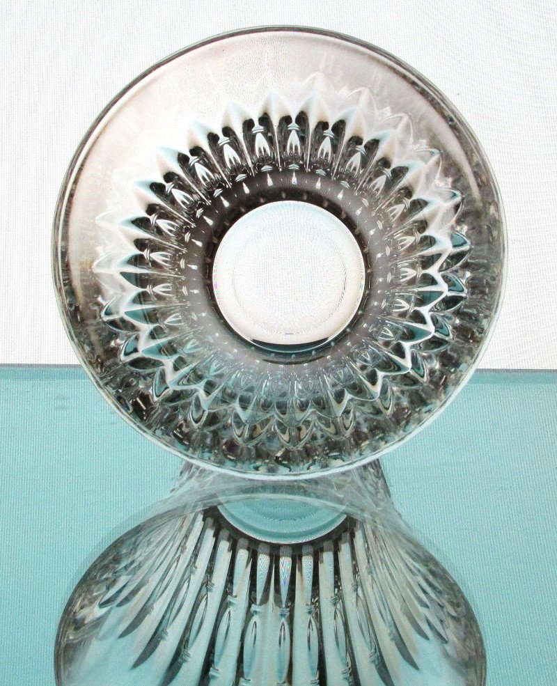 Hanging Candle Holder Crystal Cut Swords Heavyweight 4 1/8 x 3.75 HCH141