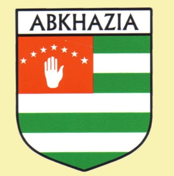 Image 0 of Abkhazia Flag Country Flag of Abkhazia Decals Stickers Set of 3