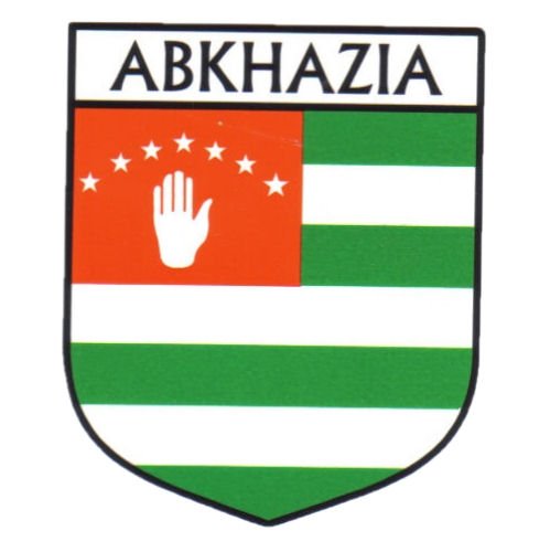 Image 1 of Abkhazia Flag Country Flag of Abkhazia Decals Stickers Set of 3