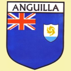 Anguilla Flag Country Flag Anguilla Decal Sticker
