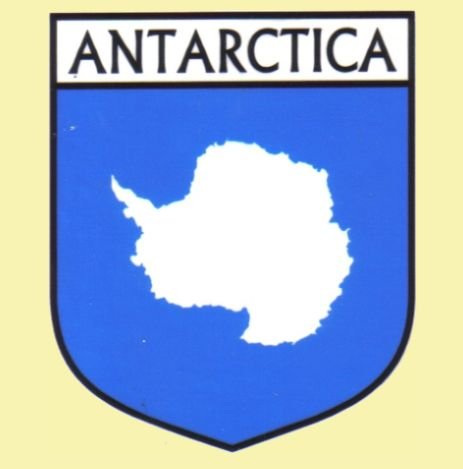 Image 0 of Antarctica Flag Region Flag Antarctica Decal Sticker
