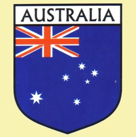 Image 0 of Australia Flag Country Flag Australia Decals Stickers Set of 3