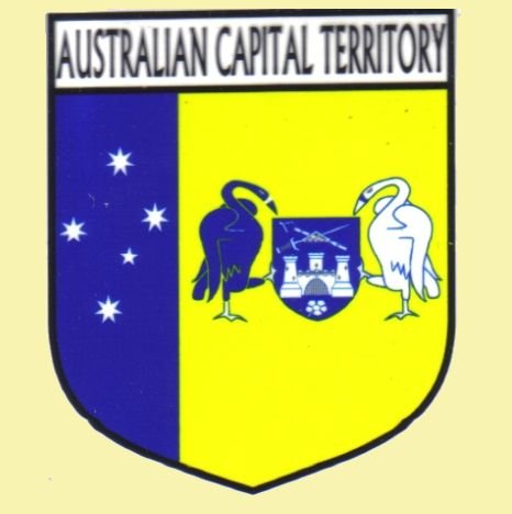 Image 0 of Australian Capital Territory Flag State Flag Decals Stickers Set of 3