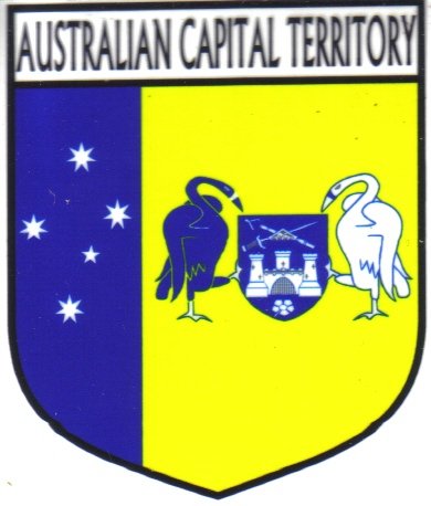 Image 1 of Australian Capital Territory Flag State Flag Decals Stickers Set of 3