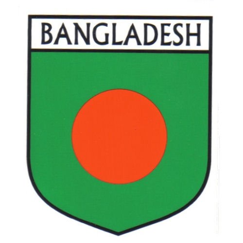 Image 1 of Bangladesh Flag Country Flag Bangladesh Decals Stickers Set of 3