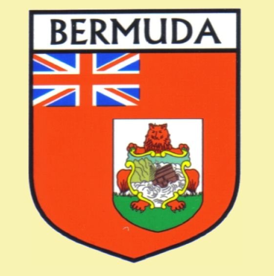 Image 0 of Bermuda Flag Country Flag Bermuda Decals Stickers Set of 3