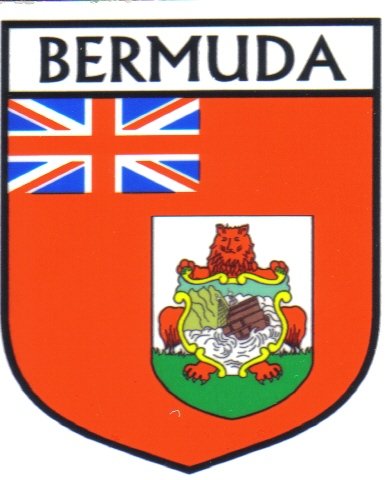 Image 1 of Bermuda Flag Country Flag Bermuda Decals Stickers Set of 3