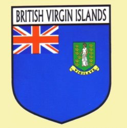 British Virgin Islands Flag Country Flag British Virgin Islands Decal Sticker