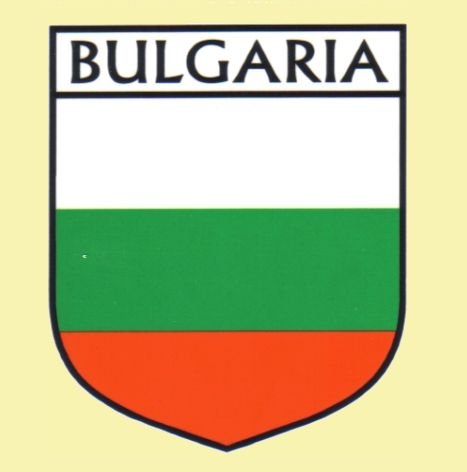 Image 0 of Bulgaria Flag Country Flag Bulgaria Decal Sticker