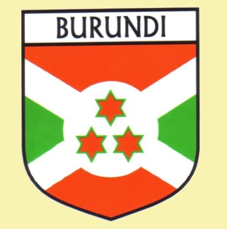 Image 0 of Burundi Flag Country Flag Burundi Decals Stickers Set of 3
