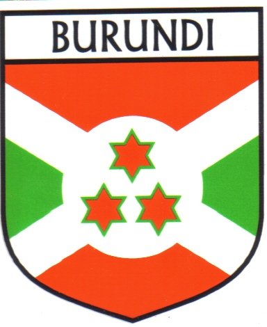 Image 1 of Burundi Flag Country Flag Burundi Decals Stickers Set of 3
